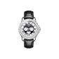 Silver Case Black Dial
