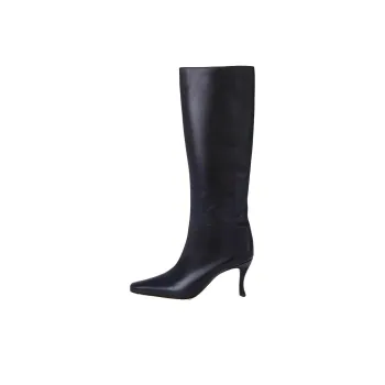 By Far Stevie Knee-high Boots 8cm Women's Black