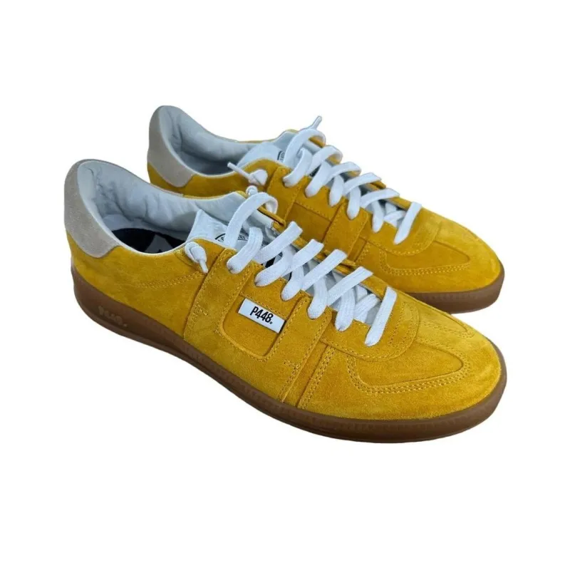 P448 Monza Low-Top Skateboard Shoes Unisex Yellow-2