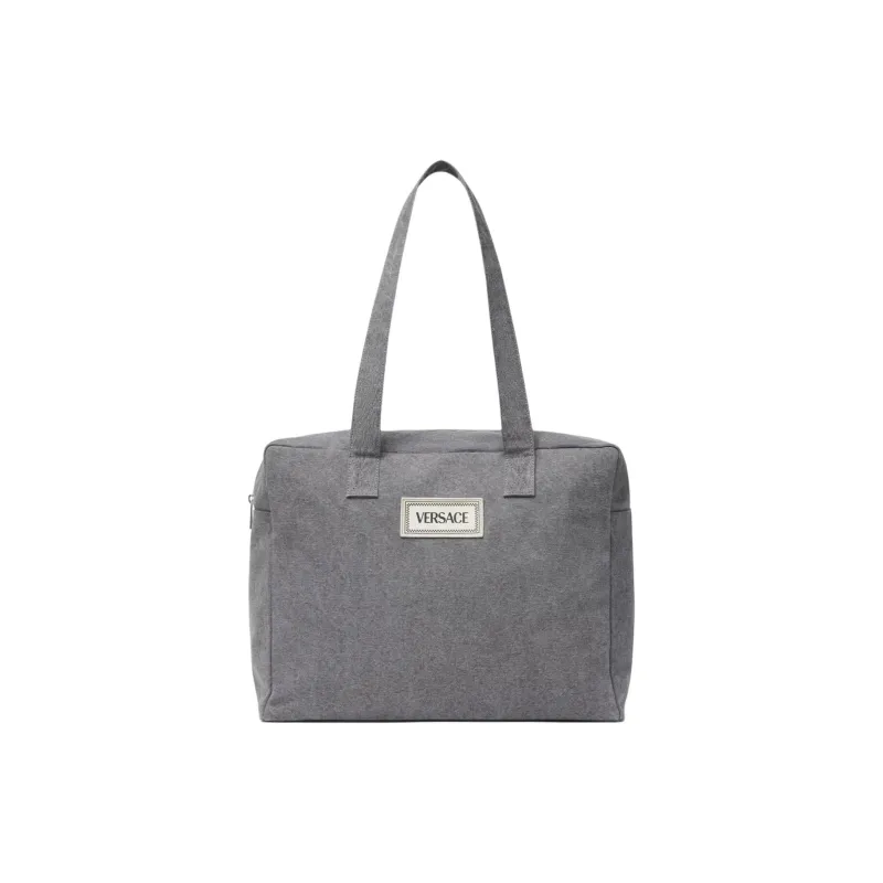 FANSIZHE 90S VINTAGE Cotton Tote Bag Shopping Bag Shoulder Bags Women's Gray-0