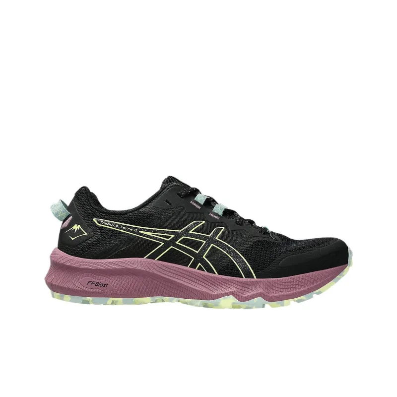 Asics Trabuco Terra 2 Black Huddle Yellow Women's-1