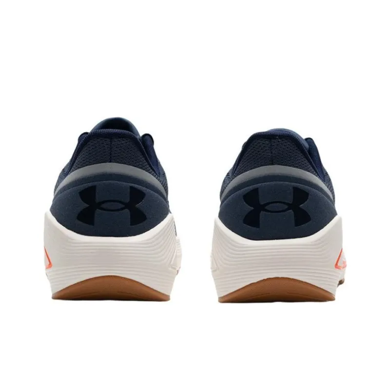 Under Armour Anti Slip And Wear Resistant Breathable Low Top Running Shoes Men's Blue-2