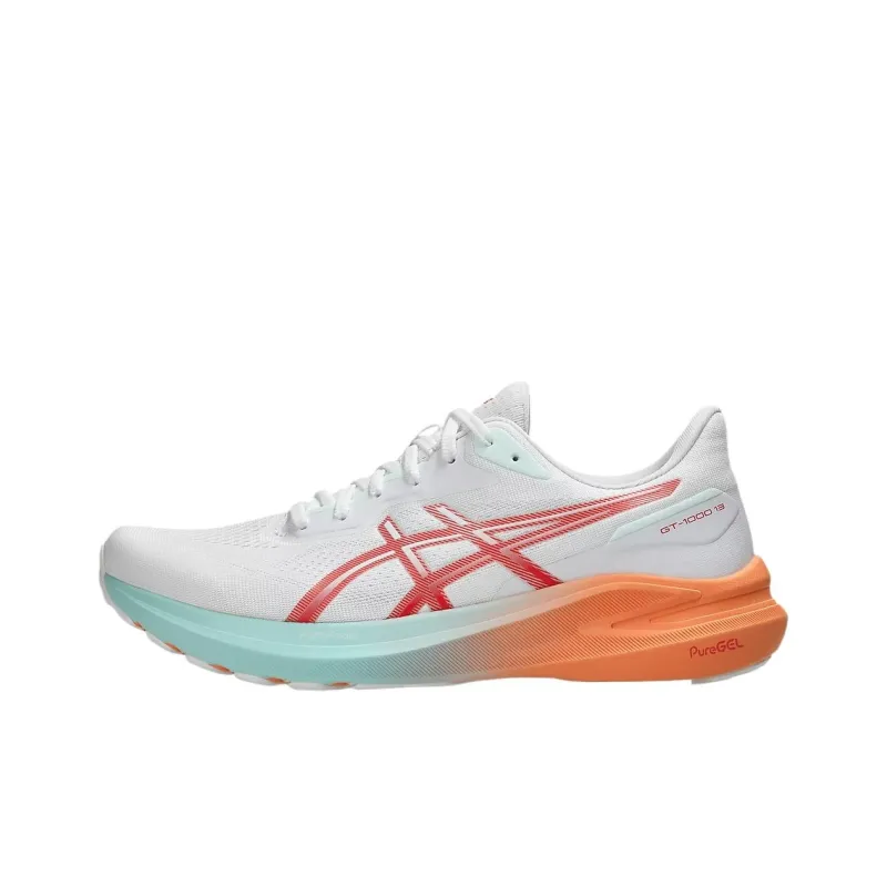 Asics GT 1000 13 White Coral Reef-0