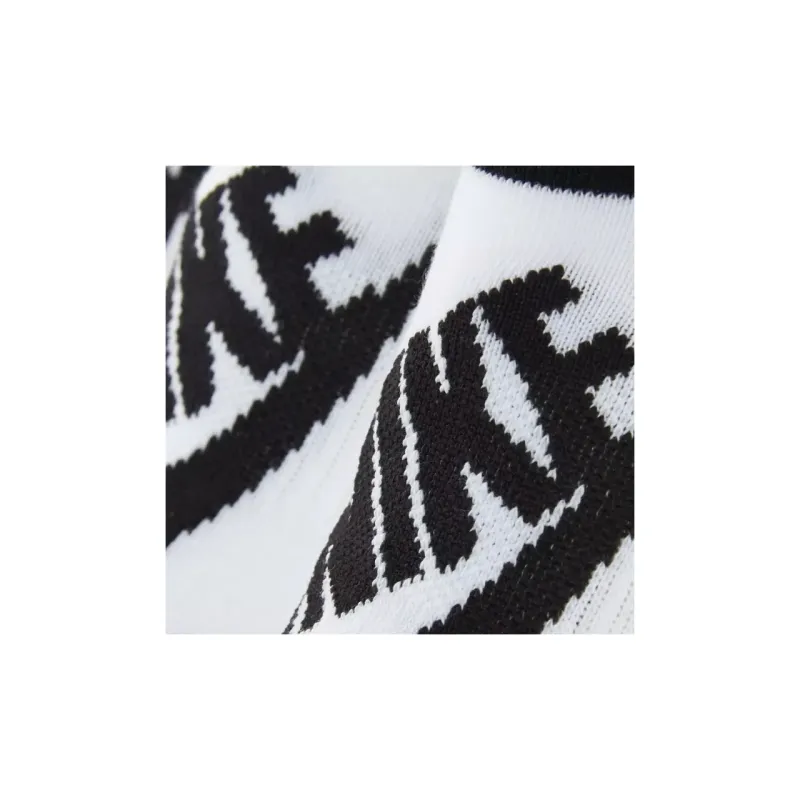 Nike Ankle Socks Women's 3 Pack Black White-2