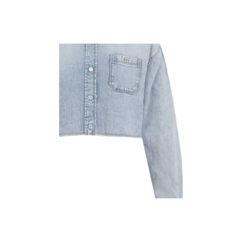 Givenchy 4G Plaque Denim Shirt-4