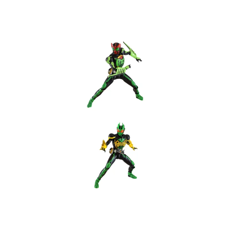 BANDAI Limited Edition Real Bone Carving Kamen Rider OOO Insect Union Combination Interlocking Scale Figures-3