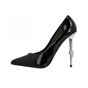 PHILIPP PLEIN Slim Heel High Heels 12cm Women's Black