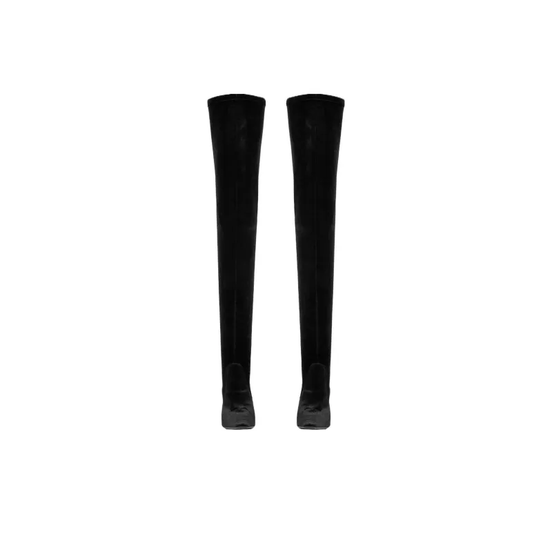 SAINT LAURENT Drew 105mm Pointed-toe Boots-2