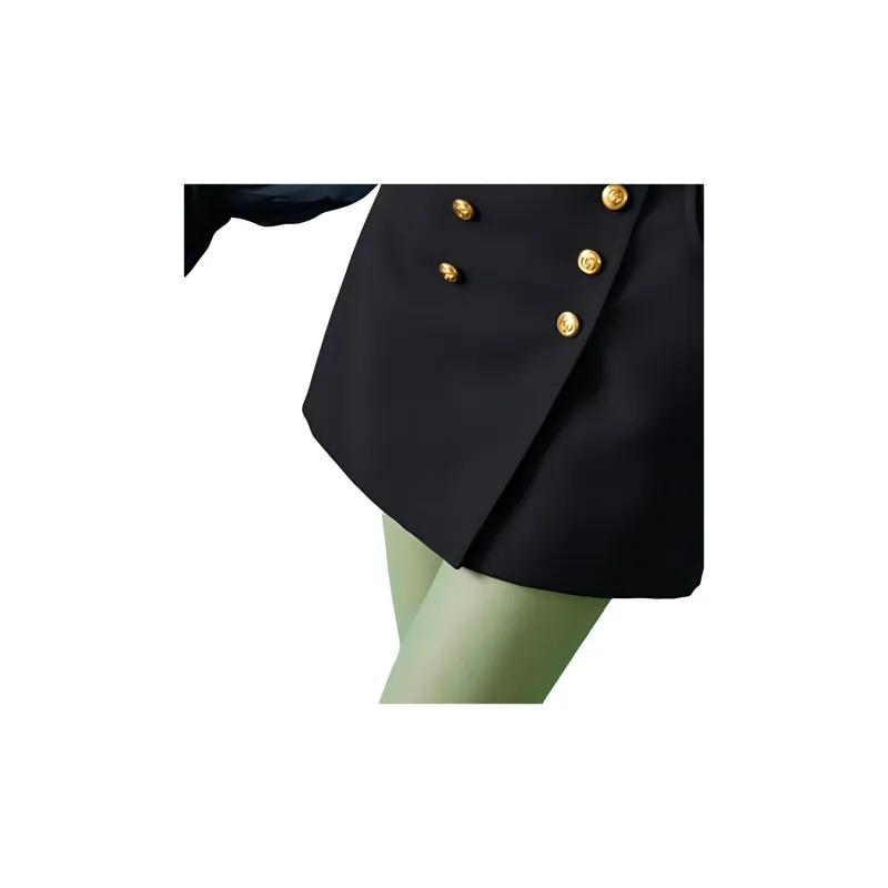 GUCCI Logo Engraved Buttons Mini Skirt-4