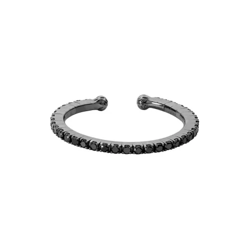 Redline Diamond 18K Gold Black Gold Yellow Gold Rings Unisex Black