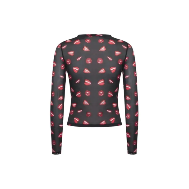 ALICE+OLIVIA X Tom Wesselmann Delaina Crop Top-1