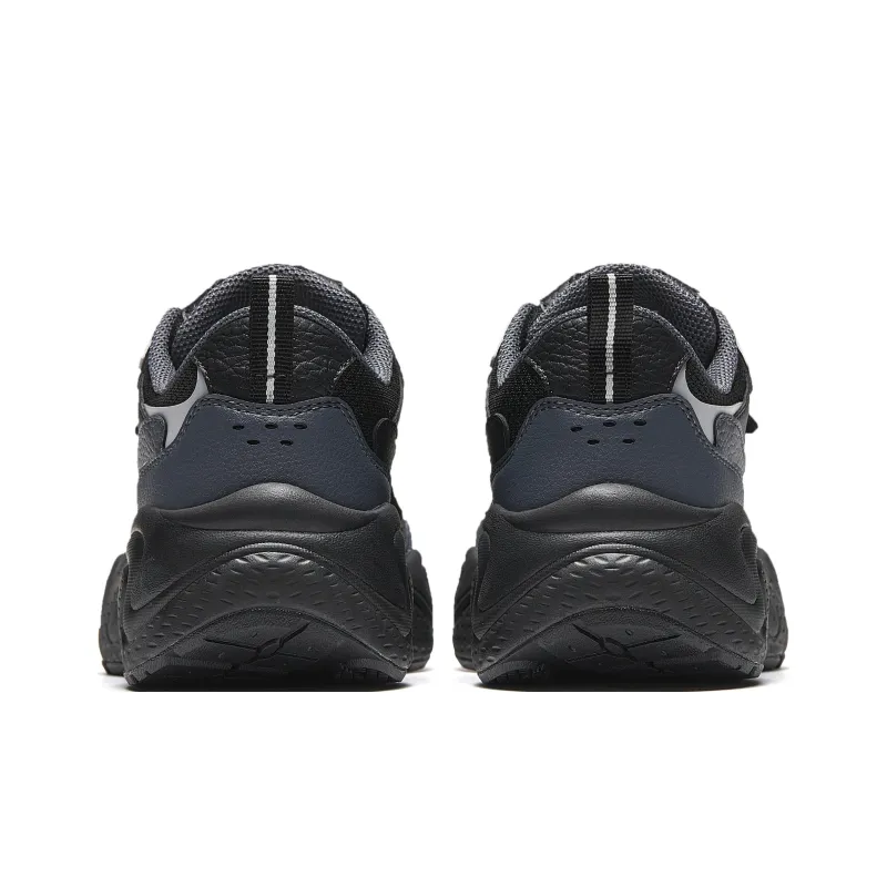 Anta Stars Anti Slip And Wear Resistant Breathable Low Top Chunky Sneakers Women's Black Gray-6