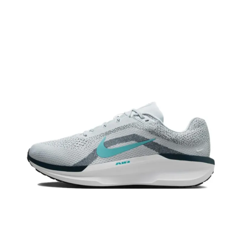 Nike Winflo 11 Anti Slip Wear Resistant Low Top Running Shoes Men's Gray-0