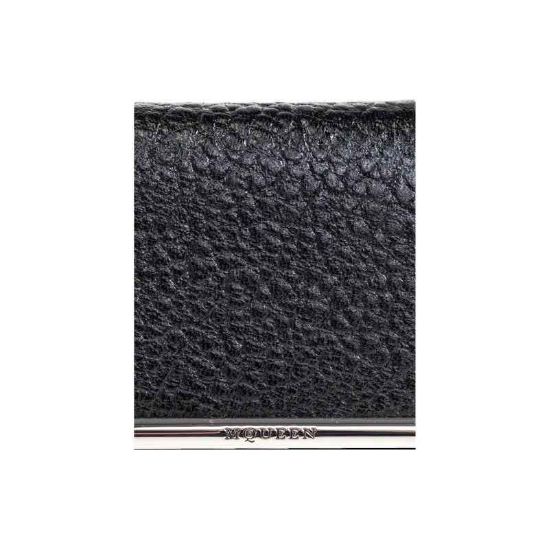Alexander McQueen Lambskin Wallet Women's Black-4