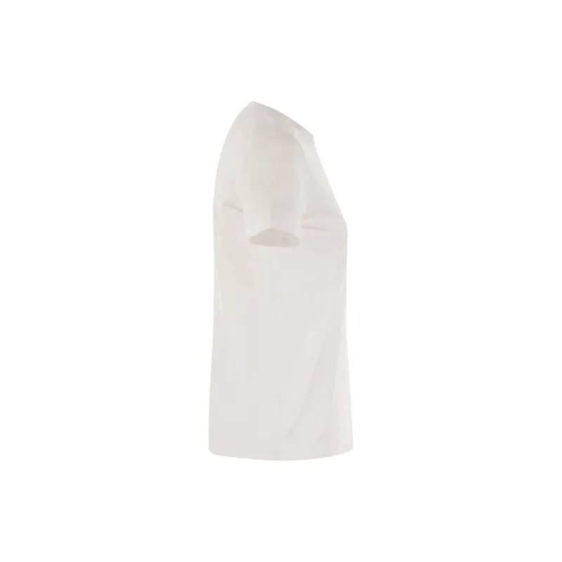 MaxMara Acacia Straight Hem Crewneck T Shirt-2