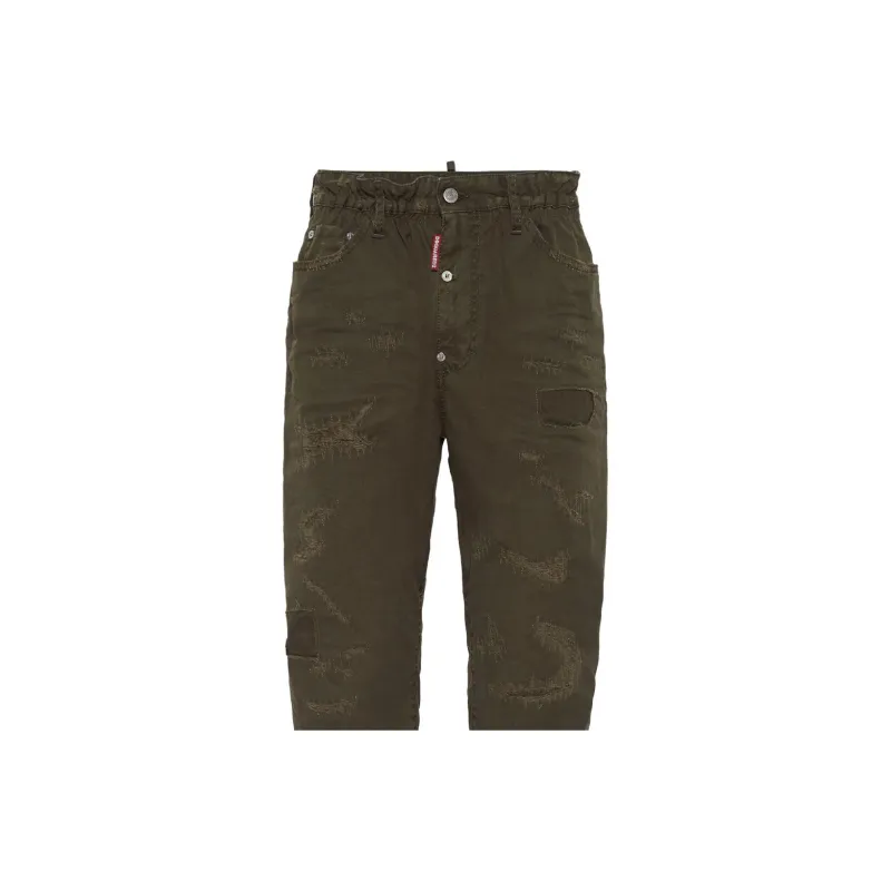 DSQUARED 2 Distressed Elastic Waist Trousers-2