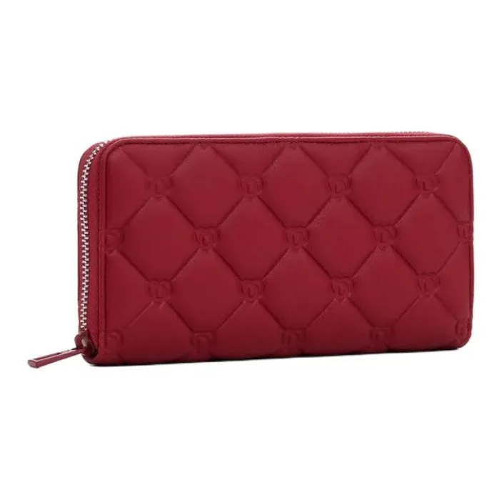 Desigual Polyurethane Wallet Medium Size Women's Red-1