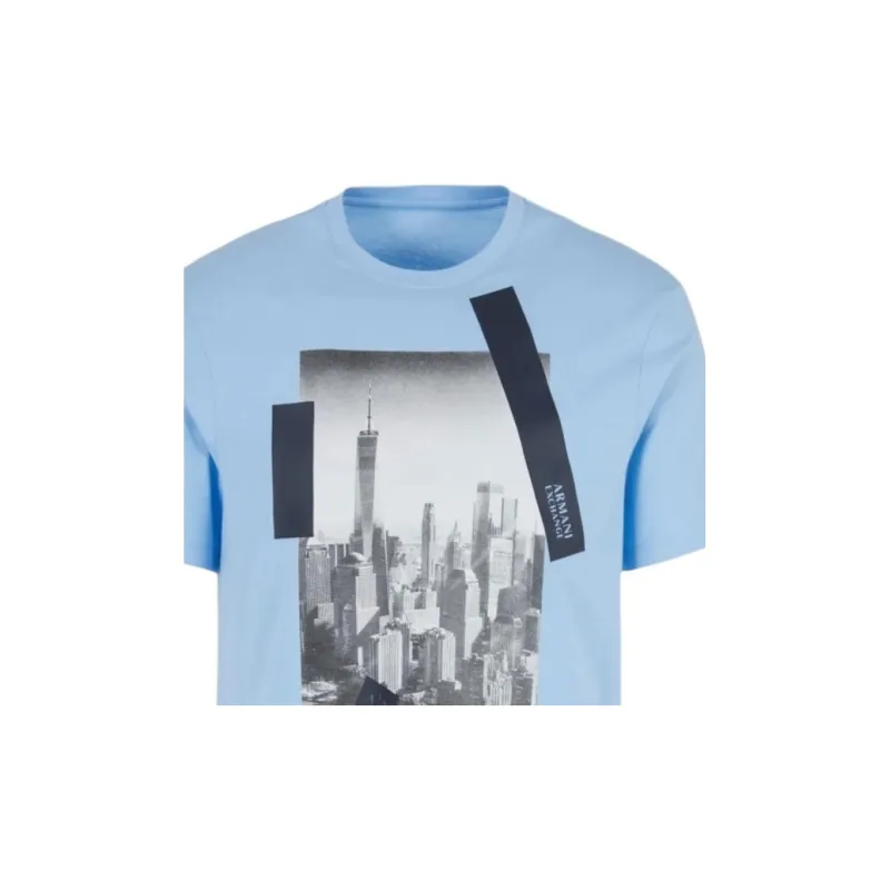 ARMANI EXCHANGEAE T Shirt Men's Blue-6