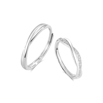 BLANK IN BLANK Sterling Silver Rings Unisex Birthday Confession To Girlfriend