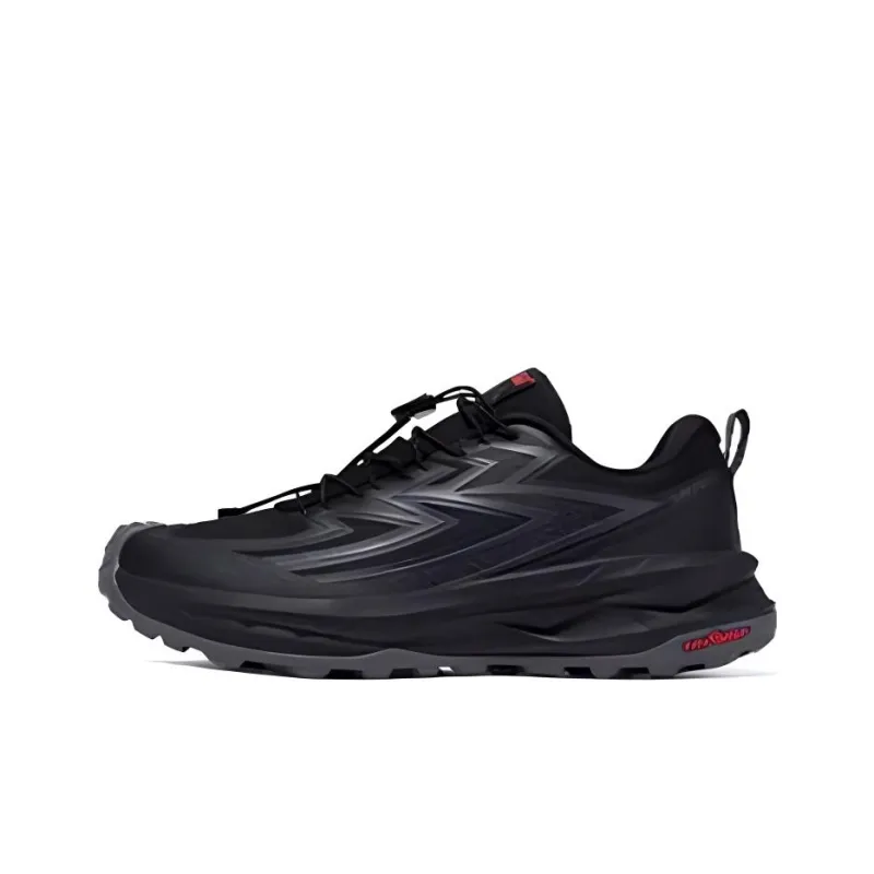361° Cushioning Anti Slip And Wear Resistant Coverage Low Top Outdoor Shoes Men's Black Gray-0