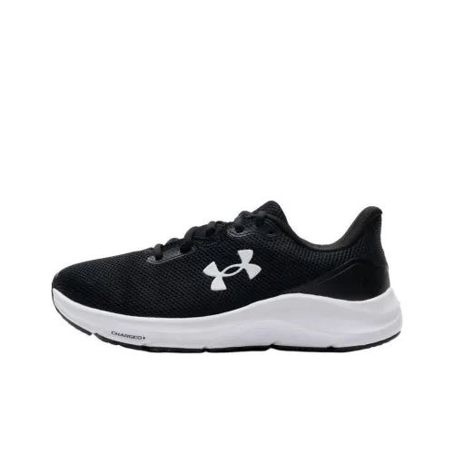 Under Armour Anti Slip Wear Resistant Low Top Casual Running Shoes Women's Black