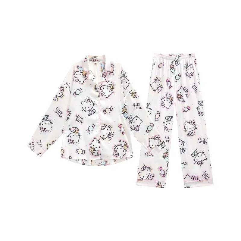 GUKOO x Hello Kitty Pajama Set Women's Snow-0