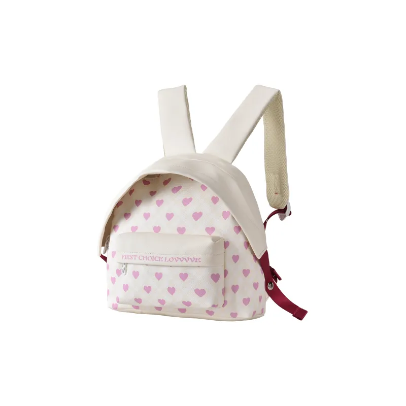 LOVVVVE PVC Backpack Regular Women's Beige-1