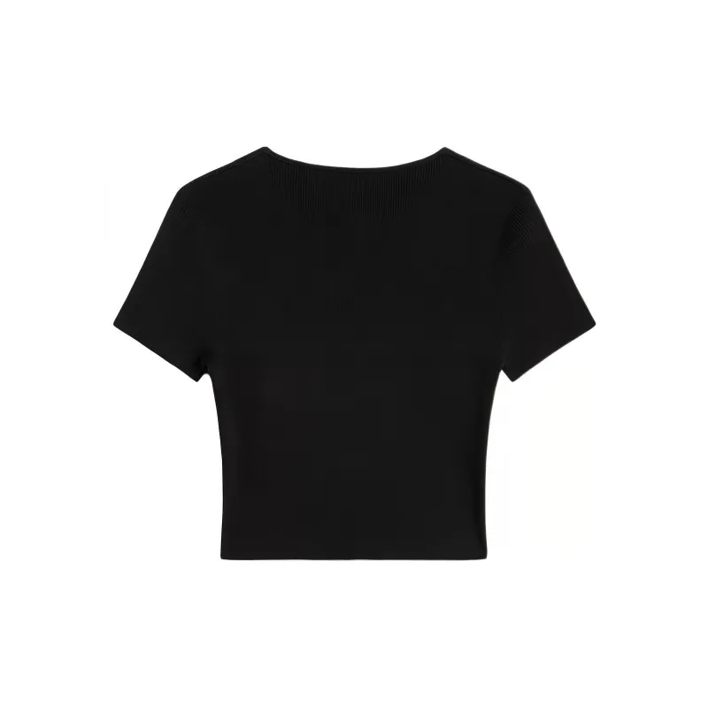 CELINE Heart Crop Top In Underpinning Silk And Cotton-1