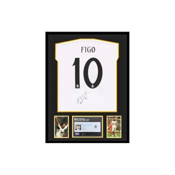 Three For Real Madrid Team Jersey Icons Certificate Framed Unisex
