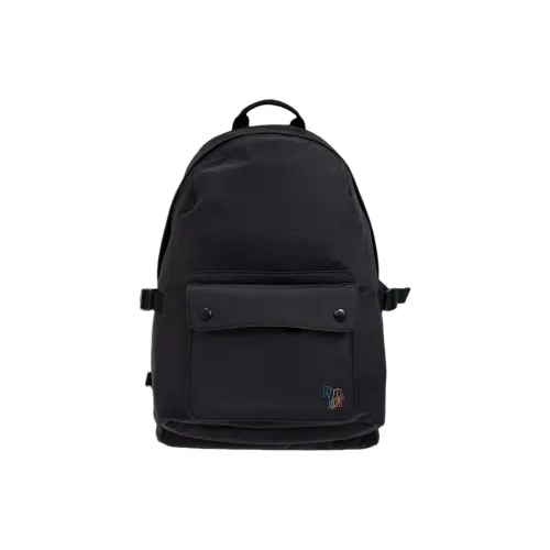 Paul Smith Polyester Backpack Men's Marine Blue