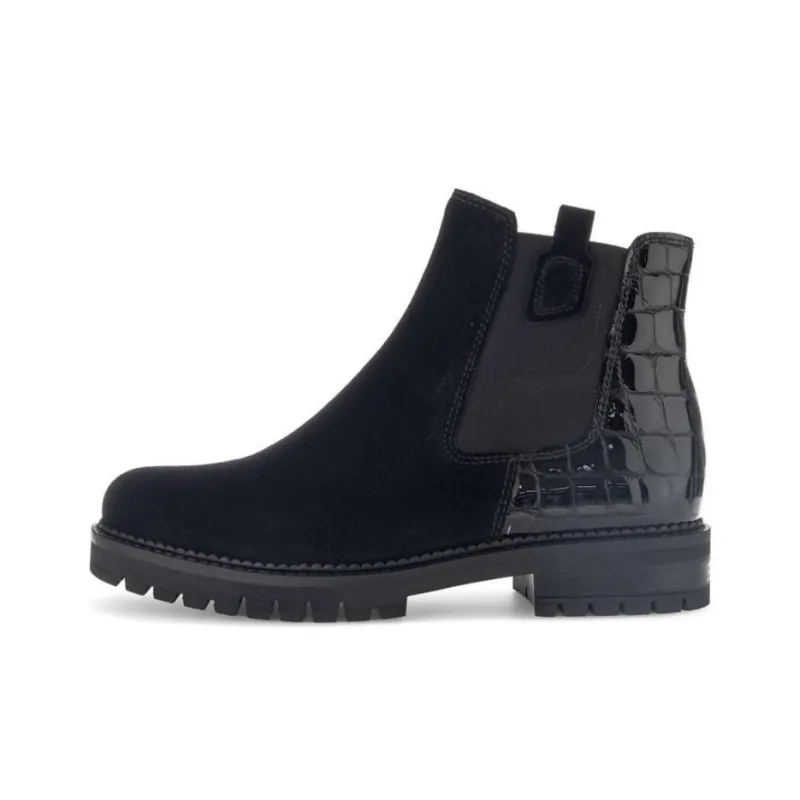 Gabor Comfort Ankle Boots 3cm Women's Black-0