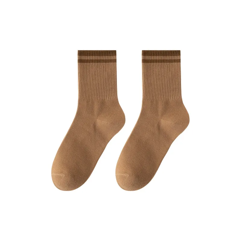 Cotton Gene Mid Calf Socks Women's Box 5 Pack-12
