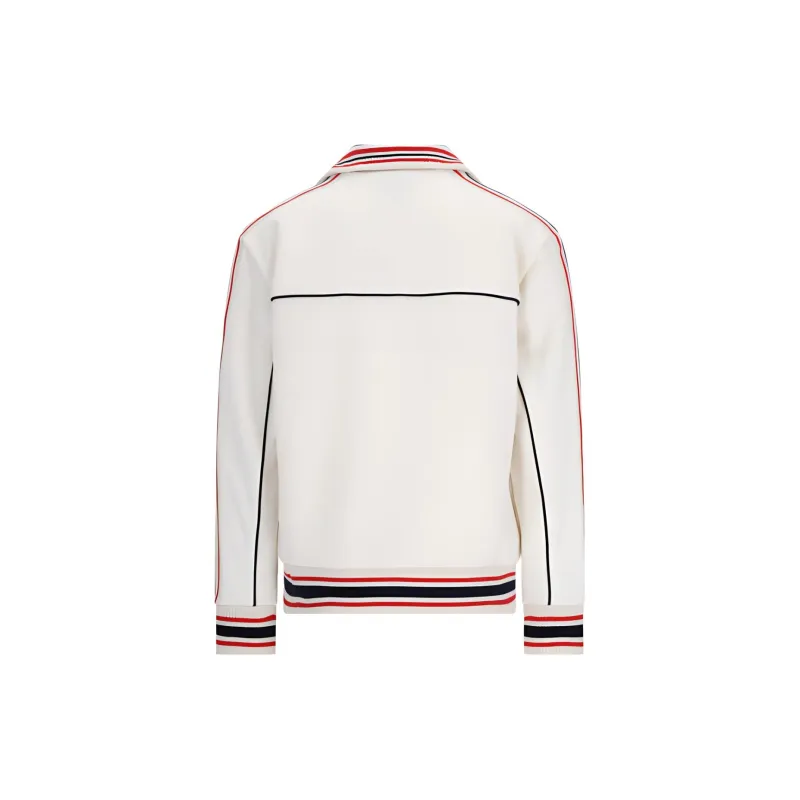Golden Goose Logo Printed Zip Up Sweatshirt-1