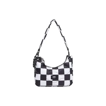 Vans Polyester Shoulder Bag Handbag Shoulder Bag Regular Women's Black & White