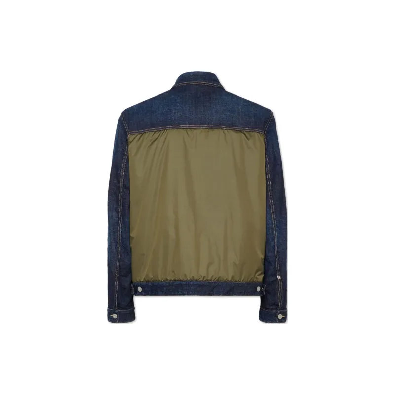 DSQUARED 2 Two Toned Button Up Denim Jacket-1
