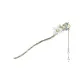 White Blue Peach Blossom Fringe Step-Rock Hairpin
