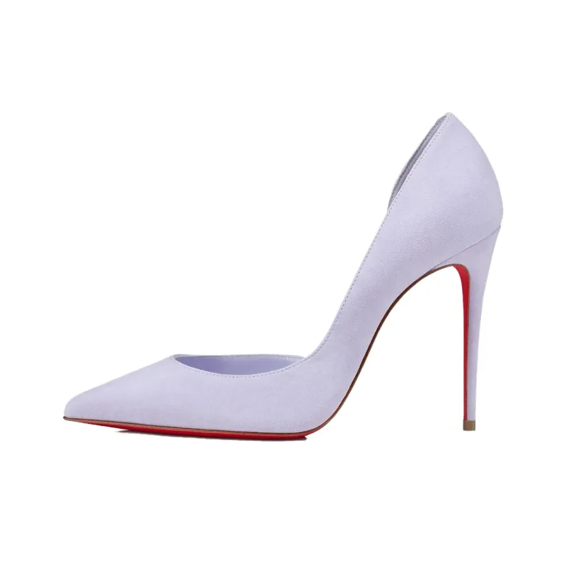 CL Iriza Slim Heel High Heels 10cm Women's Purple-1