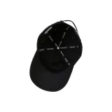 CALVIN KLEIN Cotton Baseball Caps Unisex Black