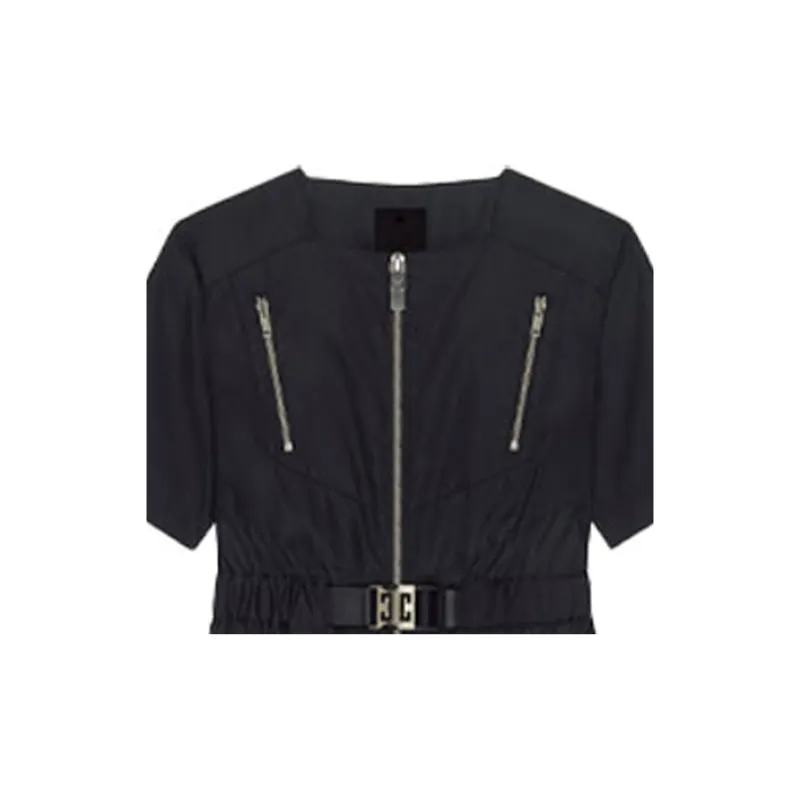 Givenchy Short-Sleeved Dresses Women's Black-4