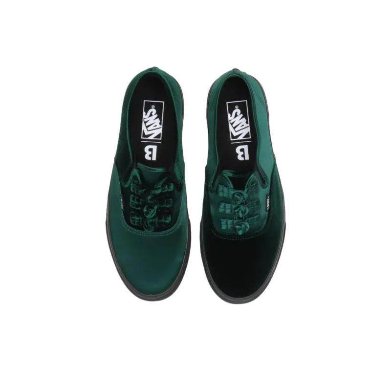 BILLY'S x Vans Authentic Series KUNG FU Anti Slip Wear Resistant Low Top Skateboard Shoes Unisex Black Green-3