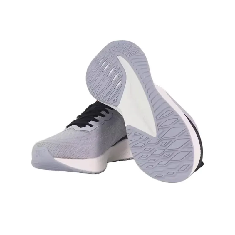 361° Cushioning Height Increase Low Top Running Shoes Men's Gray White-2