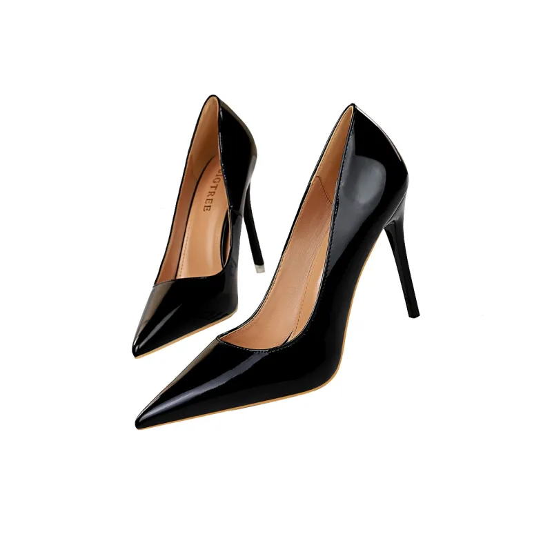 QITUMAUL Slim Heel High Heels 10.5cm Women's-2