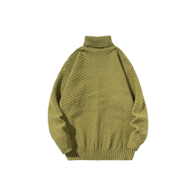 ZMOH Turtleneck Pullover Unisex Couple's-1