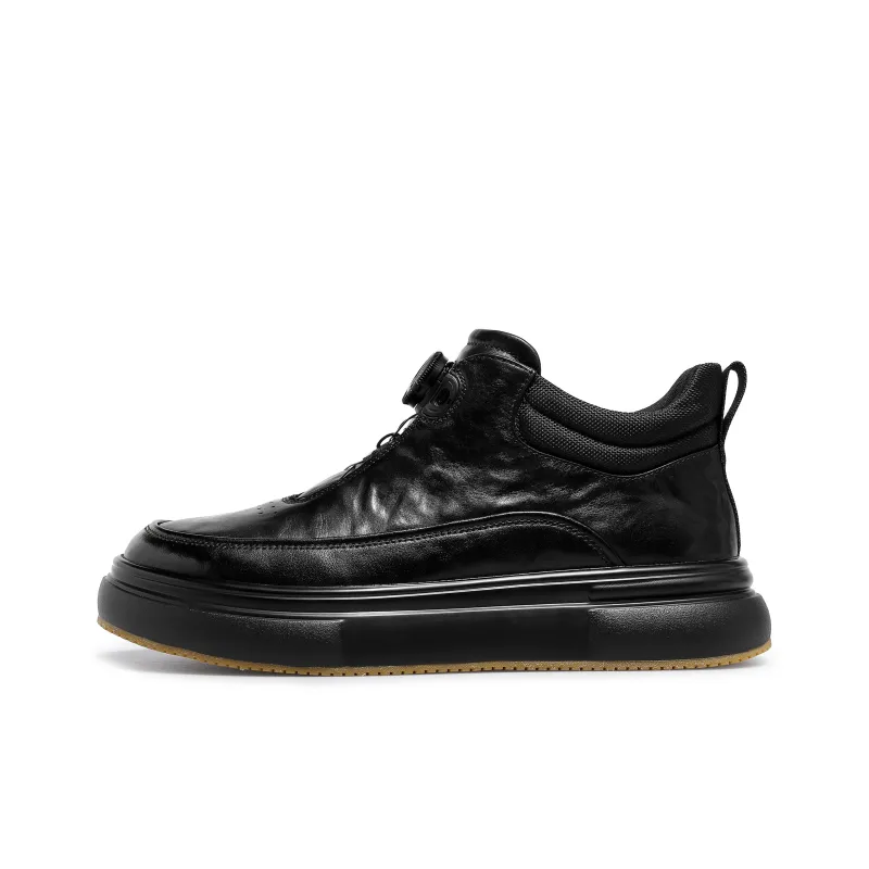 Desai Anti-Slip Wear-Resistant Mid-Top Skateboard Shoes Men's-5