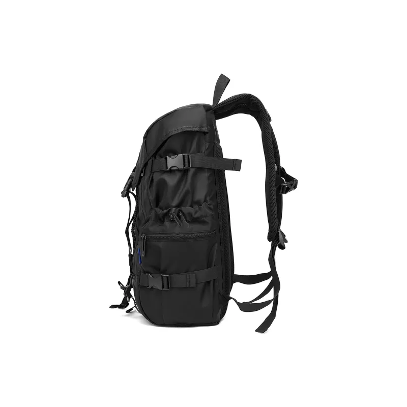 FAIRWHALE Fabric Mountaineering Bag, Laptop Backpack Regular Men's Black-3