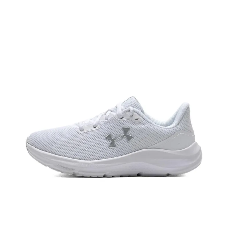 Under Armour Anti-Slip Wear-Resistant Low-Top Running Shoes Women's White-0