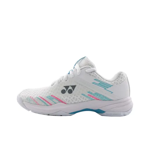 YONEX Cushioning Anti Slip And Wear Resistant Support Low Top Badminton Shoes Unisex White