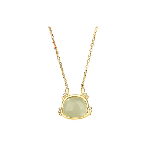Royal Heaven's Choice Hetian Jade Pale Greenish White Jade Unisex