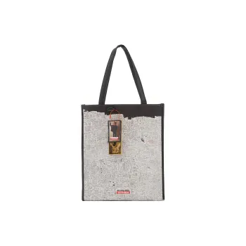 SPRAYGROUND PVC Handbag Regular Unisex Beige