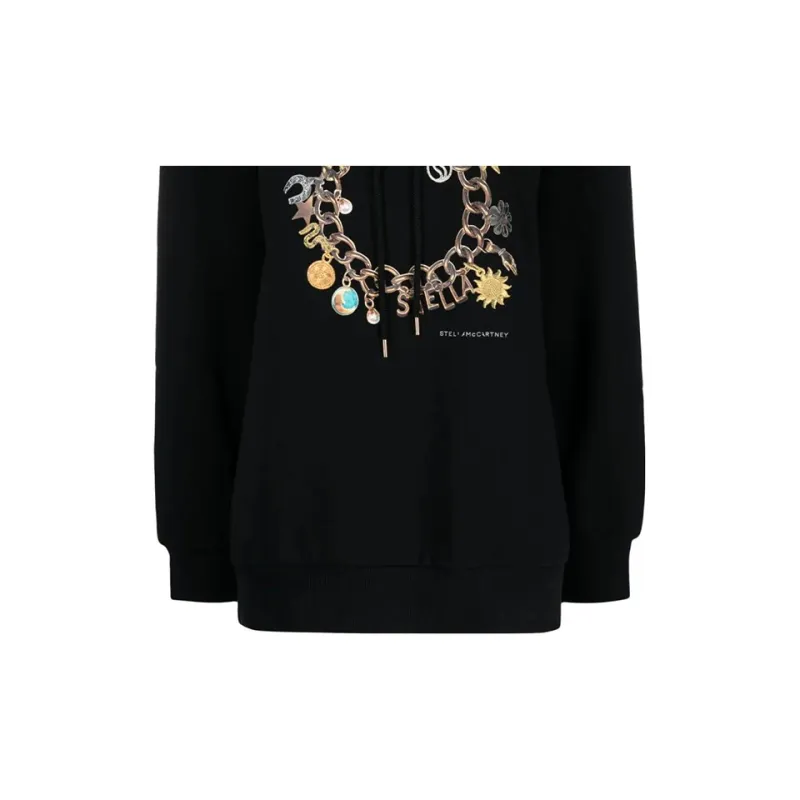 Stella McCartney Graphic Printed Long Sleeved Hoodie-5